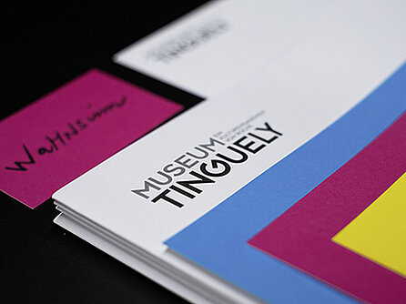 Visitenkarten Tinguely Detailansicht