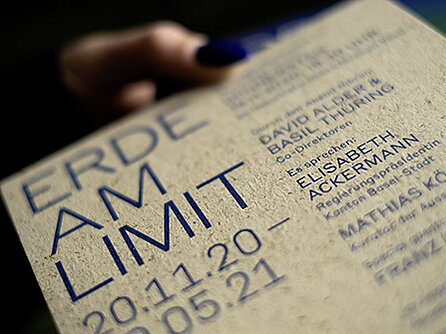 Flyer Erde am Limit Detailansicht